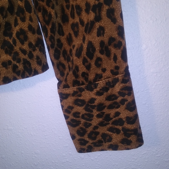 Charter Club Corduroy Leopard Print Small Jacket EUC! - Picture 8 of 12